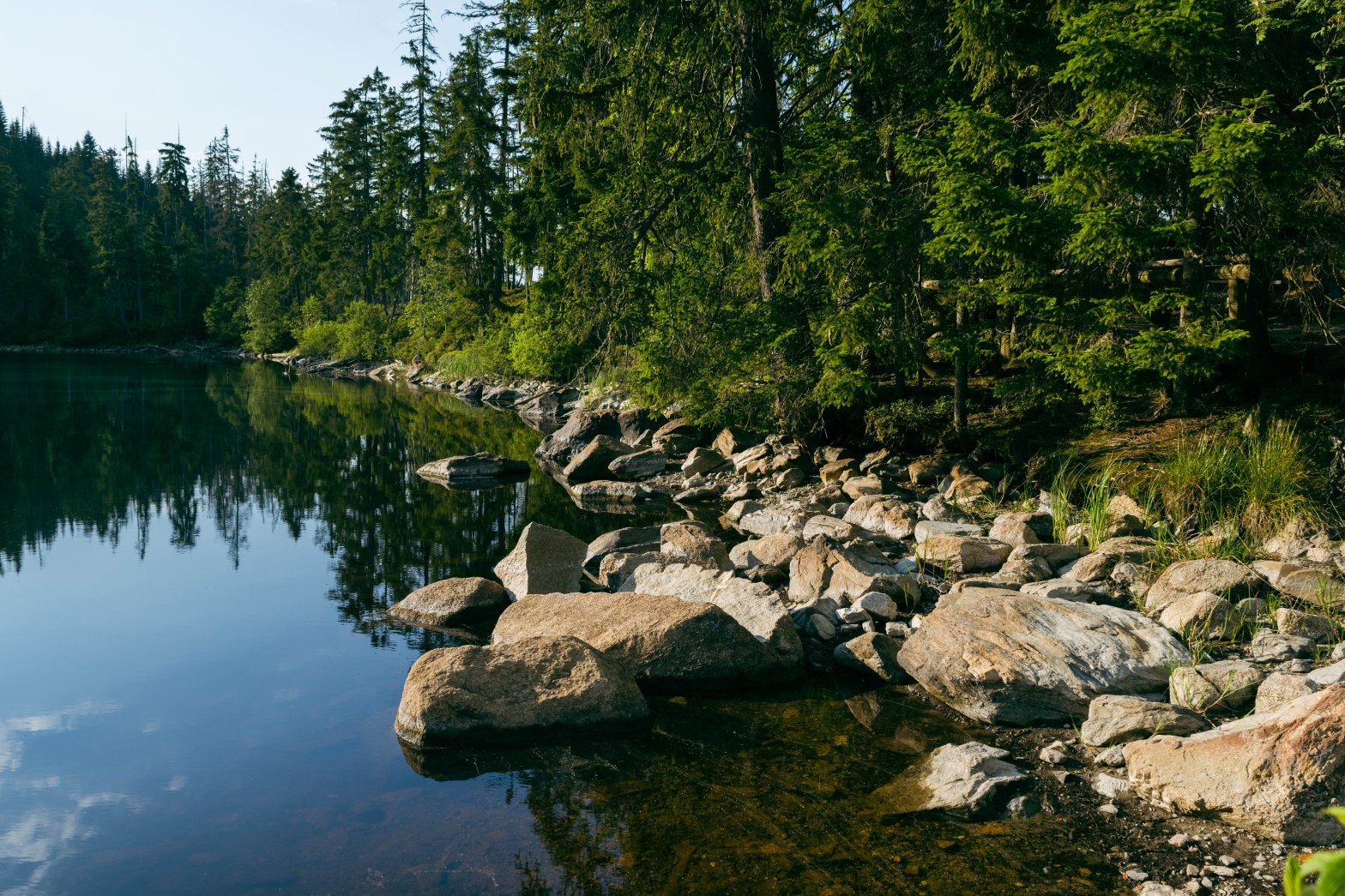 Prášilské jezero, Šumava.